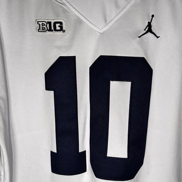 TOM BRADY UNIV. OF MICHIGAN QB HOME JERSEY, ORIGINAL TYPE, SEWN XL - Picture 1 of 14